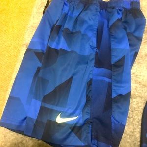 Boys size large athletic shorts. (Blue/Black), excellent condition.